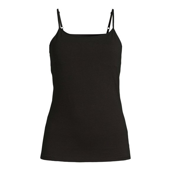 No Boundaries Juniors Shelf Bra Cami Top, Sizes XS-3XL - Picture 2 of 5